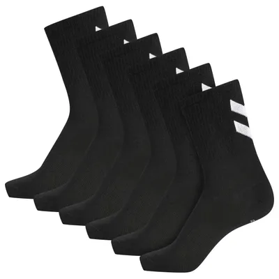 Obrázok produktu pre HUMMEL hmlCHEVRON 6-PACK PONOŽKY, ČIERNA/ČIERNA, 41-45