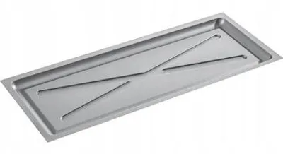 Immagine prodotto di Vassoio di raccolta per scolapiatti, plastica argento, 50 x 22,5 cm, 1 pezzo