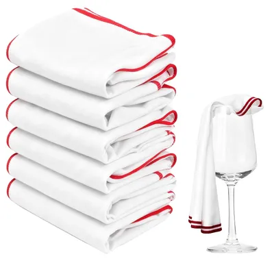 Produktbild von Set mit 6 Mikrofasertüchern zur Glasreinigung