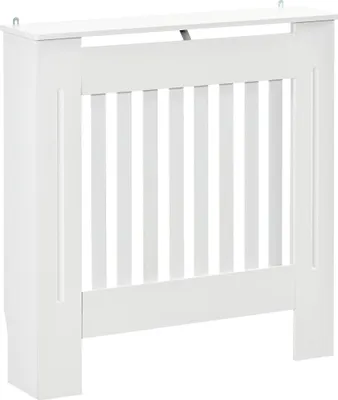 Obrázek produktu pro Kryt radiátoru - MDF - S policí - Moderní design - 78×19×81 cm - Bílá