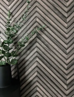 Produktbild von NEWROOM Tapete Yasha Anthrazit Vliestapete - Modern Holz Paneele Germany