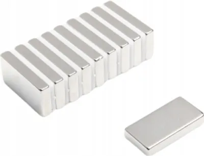 Produktbild von Neodym Magnete  30x15x5 mm N38 1 Stück, Extrem stark, Magnettafeln, Kühlschränke, Whiteboards, DIY