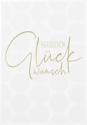 Produktbild von Besonders schoen Klappkarte -  HERZLICHEN Glueckwunsch