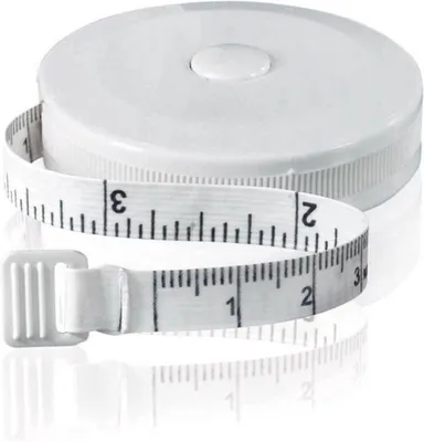 Zdjęcie produktu dla CHPN - Miarka - Elastyczna - Biała - 150 cm - 1 sztuka - Centymetry - Miarka - Linijka - Długość rolki - Mierzenie - Mierzenie - Elastyczna linijka - Mierzenie to wiedza