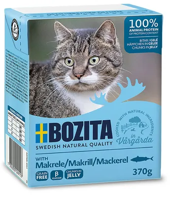 Immagine prodotto di Bozita 370gx6 bocconcini in gelatina con sgombro