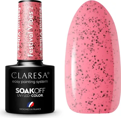 Produktbild von CLARESA Festival Vibes Hybrid-Nagellack Nr. 2 5 g
