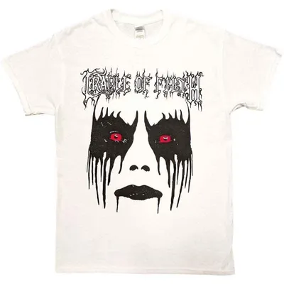 Produktbild von Cradle Of Filth Dani Make Up (Back Print) White XL T-Shirt