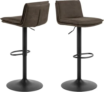 Image de Flynn tabouret de bar gris.