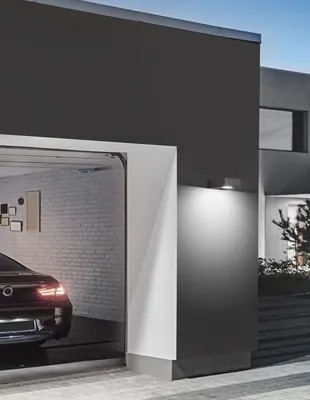 Produktbild von Nova Luce APOLLO LED Wandleuchte Grau 5W IP54 Warmweiss 9x15x4,5cm 713411
