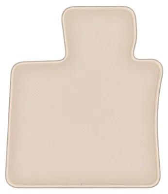 Produktbild von DURBAN Beige Velours-Fahrerfußmatte für BMW X6 F16 SUV (2014-2020)