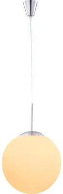 Productafbeelding van Design hanglamp Balla nikkel met wit Ø 30cm