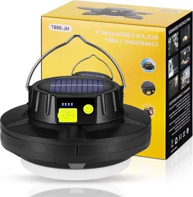 Immagine prodotto di Lampada a sospensione portatile a energia solare con timer e telecomando