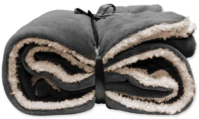 Produktbild von Unique Living |  Lars /Wildleder Plaid 150x200cm dunkelgrau