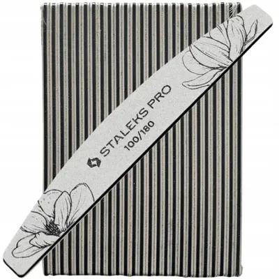 Produktbild von Staleks Expert 40 Mineral-Nagelfeile Halbmond 100/180 Grit