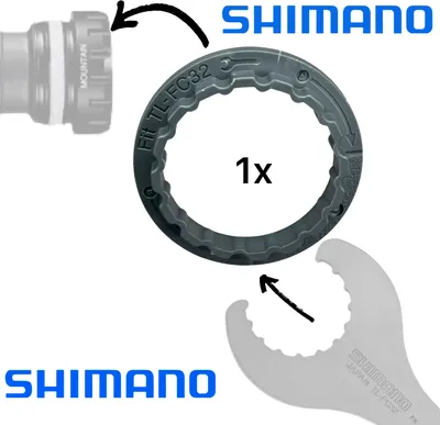 Produktbild von Shimano Innenlager-Montage-Werkzeug Adapter TL-FC25