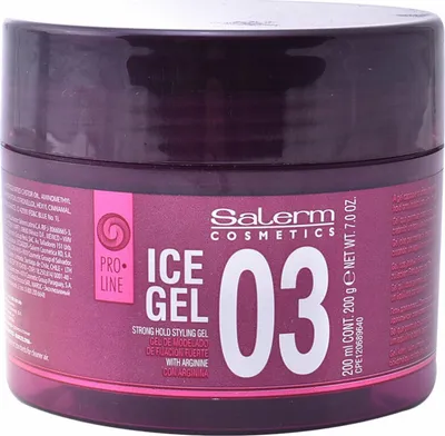 Image de Salerm Ice Gel 03 Strong Hold Styling Gel 200ML