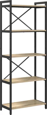 Produktbild von Bücherregal Sonoma-Eiche 60 x 30 x 155 cm Holzwerkstoff