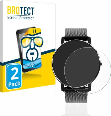 Produktbild von 2x Für Holalei Fitness Tracker 1.3" Schutzfolie BROTECT Displayschutz Display Schutz Folie Klar Transparent