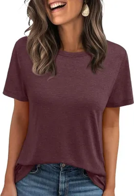 Productafbeelding van Dames T-Shirt met Korte Mouwen en Ronde Hals