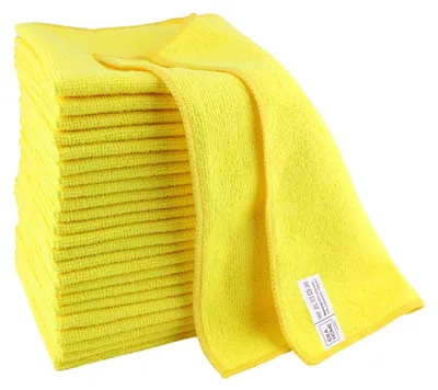 Immagine prodotto di PANNI IN MICROFIBRA IH 30x30 cm, 24 pezzi, GIALLO
