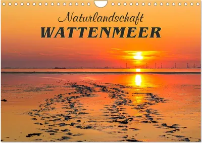 Produktbild von Naturlandschaft WATTENMEER (Wandkalender 2025 DIN A4 quer), CALVENDO Monatskalender