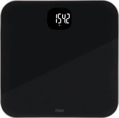 Obrázek produktu pro Fitbit Aria Air, Elektronická osobní váha, 181 kg, Černá, 4,5 kg, kg/lb, ST, Čtverec
