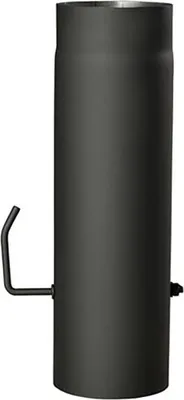 Image de tuyau de fumée avec rabat 180mm/ 500 t.1,5mm NOIR