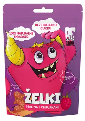 Obrázek produktu pro BeRAW Kids Żelki owocowe dla dzieci
