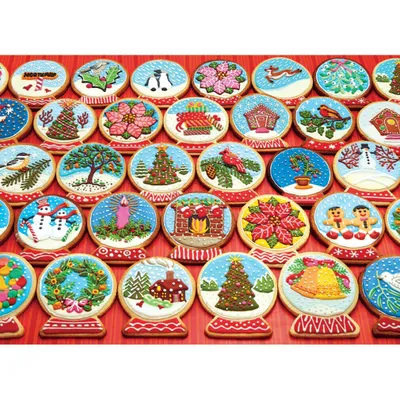 Zdjęcie produktu dla Puzzle 1000 Ciasteczka w kształcie śnieżnej kuli 112696