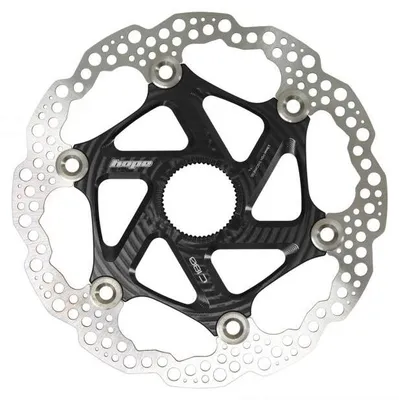 Produktbild von Hope MTB Floating Center Lock Bremsscheibe 180 mm - schwarz, 1,8 mm, zweiteil...