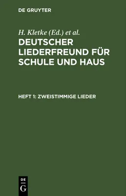 Produktbild von Zweistimmige Lieder