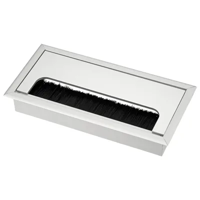 Produktbild von Aluminium Kabeldurchlass 160x80 - silber