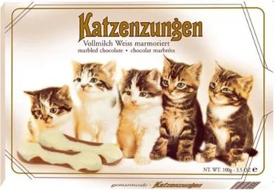 Obrázek produktu pro Sarotti kočičí jazýčky v bílé a mléčné čokoládě 100g