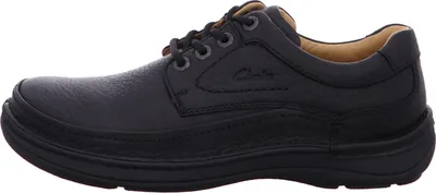 Image de Clarks Nature Three  Veterschoenen Laag - zwart - Maat 8.5