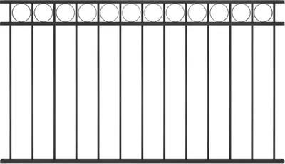 Obrázek produktu pro Maison Exclusive - Plotový panel ocelový 1,7 x 0,8 m černý