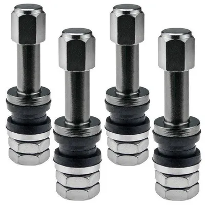 Produktbild von 4x Aluventil X2 Grey Edition 11,3 mm Metallventil Felgenventile PKW Auto