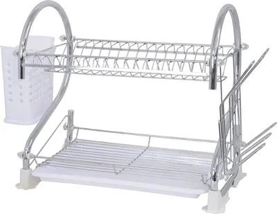 Obrázek produktu pro MSV odkapávač na nádobí 43 x 37 x 24 cm Barva: bílá