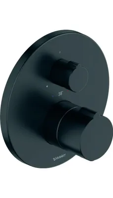 Zdjęcie produktu dla Duravit C.1 - Termostatyczna bateria prysznicowa podtynkowa, czarny matowy C14200016046