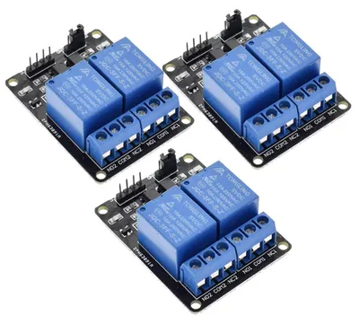 Relais-Modul 5V 2-Kanal mit Optokoppler für Arduino