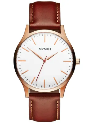 Immagine prodotto di MVMT MT01-WBR Serie 40 Oro Rosa Naturale Tan Herren 40mm 3ATM