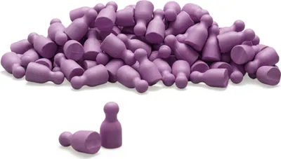 Zdjęcie produktu dla Zestaw 100 figurek w kolorze fioletowym