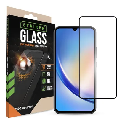 Obrázek produktu pro Striker D3O Tempered Glass Edge To Edge Screen Protector Samsung Galaxy A34 5G