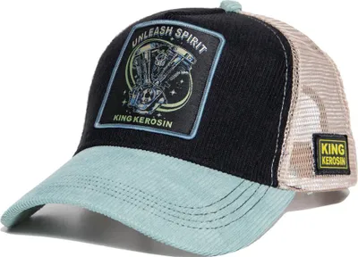 Produktbild von King Kerosin Trucker Cap - Unleash Spirit Black & Blue