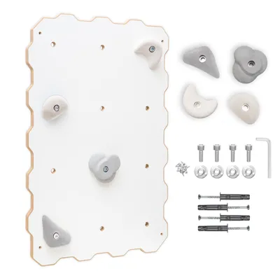 Produktbild von MAMOI ® Kletterwand für Kinder | Kinderzimmer Kletterwand aus natürlichem Holz | Kletterwand indoor minimalistisches Design | Kletterwand Kinder indoo