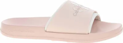 Image de Calvin Klein Jeans Pantoufles pour femmes YW0YW00585 TLL Couleur : Beige Taille : 38