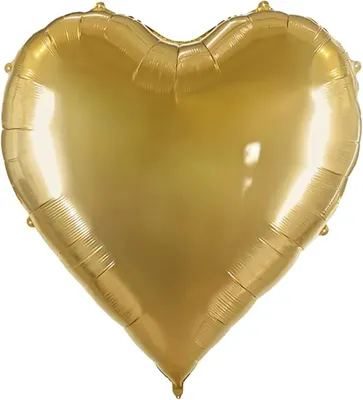Zdjęcie produktu dla Balon foliowy Serce XXL Złote 136x129cm