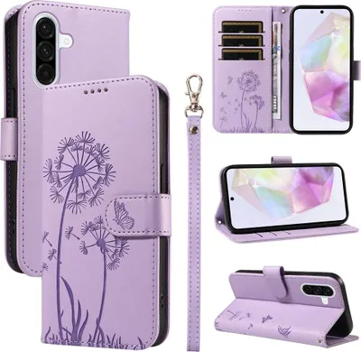 Produktbild von Samsung Galaxy A56 Hülle - Coverup Pusteblume Klapphülle - Lavendel