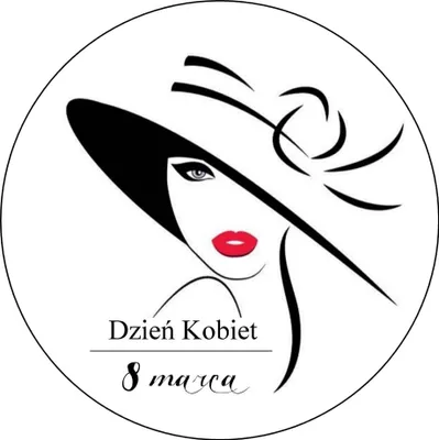 Obrázek produktu pro DEN DÁMY dortová oplatka 20 cm design2