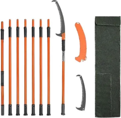 Produktbild von Teleskopische Astsäge PRO – Baumsäge und Heckenschere – Verstellbare Handsäge für Gartenarbeiten – Ergonomisch und Langlebig