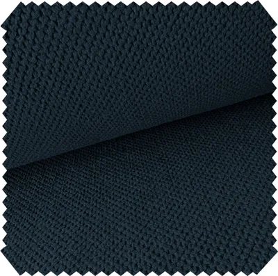 Produktbild von novely® CURTIS - Schwer Entzündbarer Möbelstoff - Wasserabweisender Polsterstoff mit Wabenstruktur - Pflegeleicht Meterware 1lfm - Farbe: 78 Navy Dunkelblau